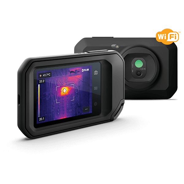 FLIR C3-X COMPACT CAMERA WITH MSX AND 128 × 96 TRUE THERMAL IMAGING