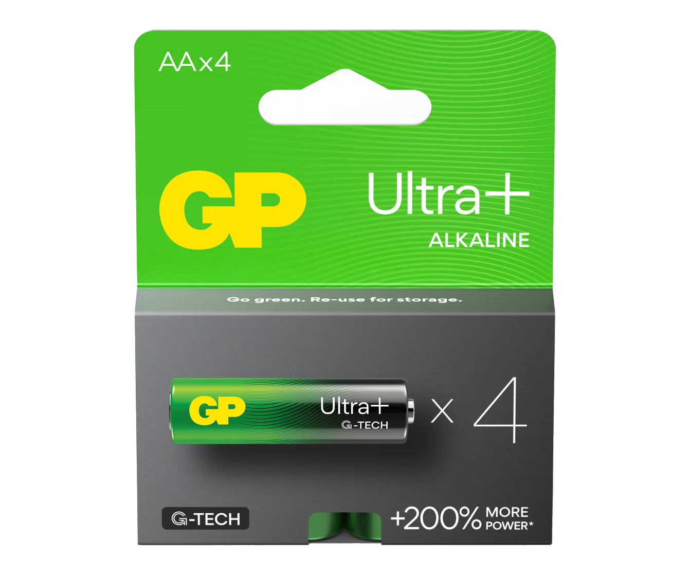 GP Ultra+ Alkaline AA Batteries