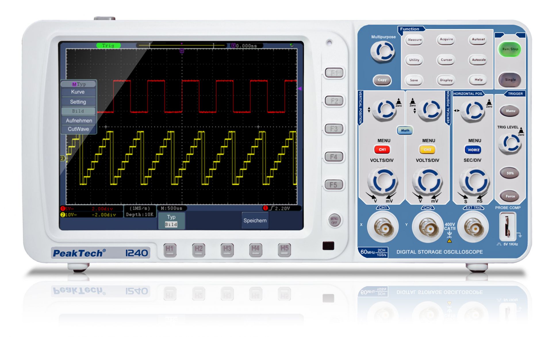 PeakTech P 1240 Digital Storage Oscilloscope