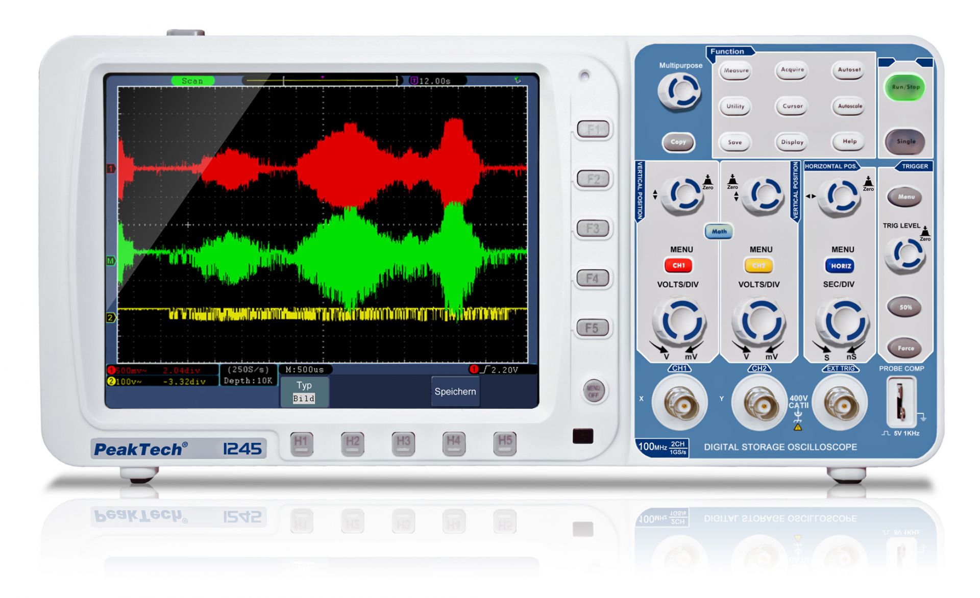 PeakTech P 1245 Digital Storage Oscilloscope