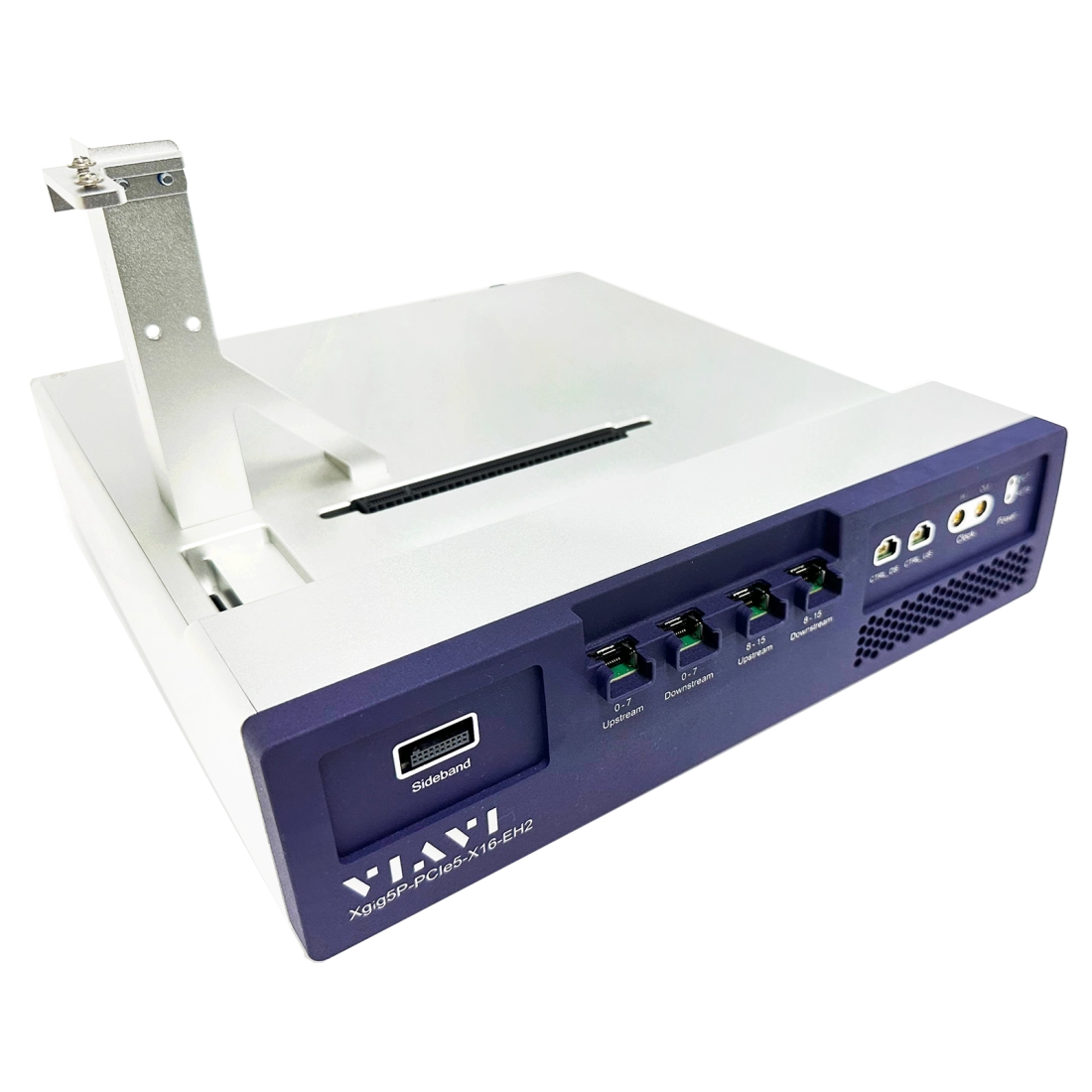 VIAVI Xgig Exerciser Host Test Stand Interposer Module enables PCIe 5.0 testing with precise traffic generation, error injection, and protocol analysis.